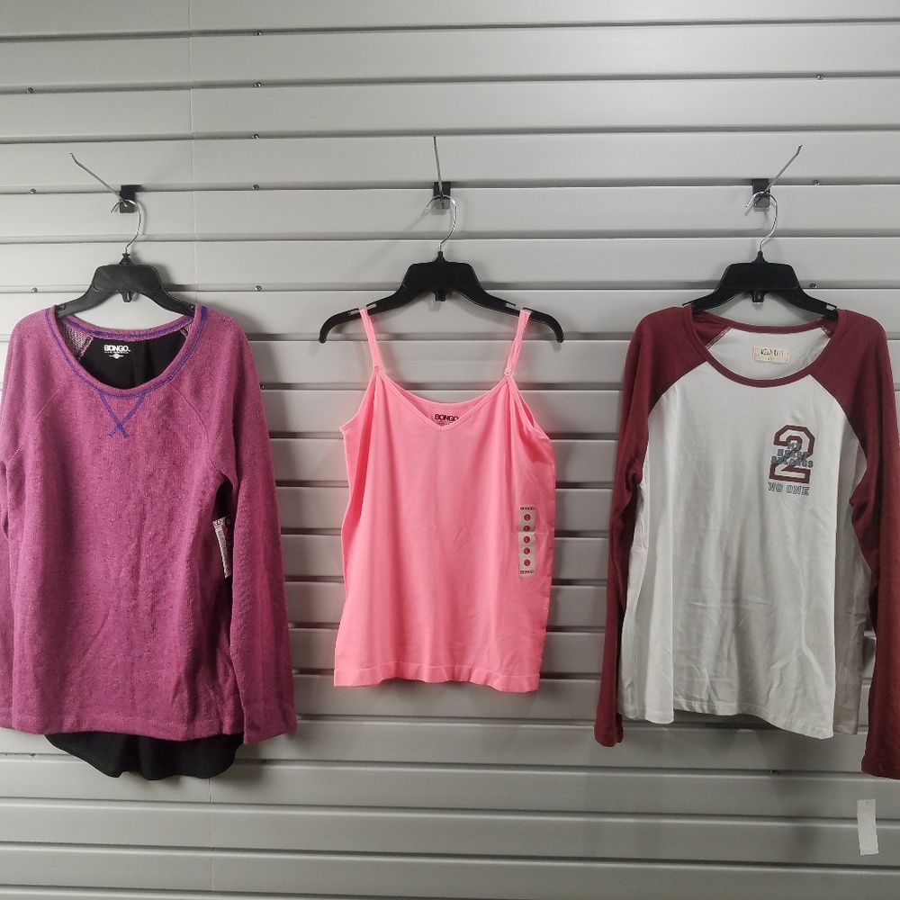New 3 Pcs Women's Top Blouse Shirt Sweater Tank